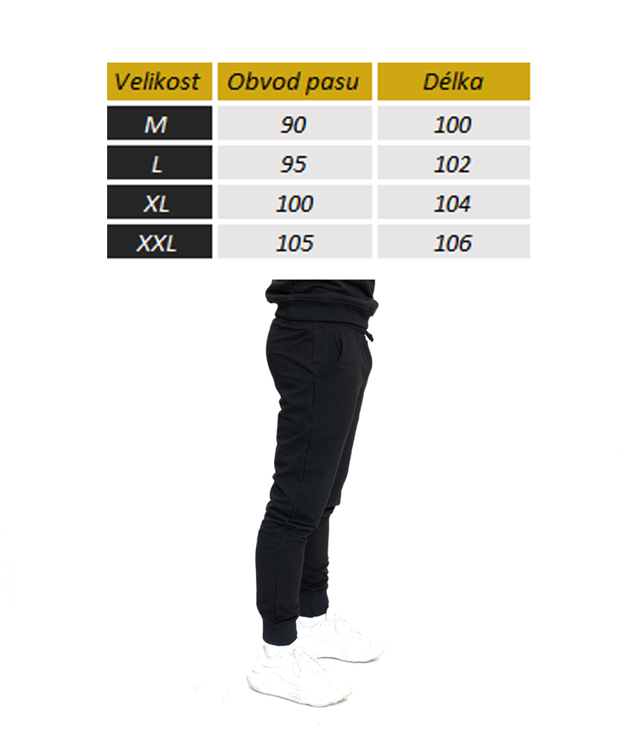 velikostní tabulka teplaky